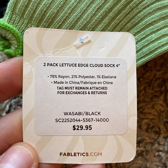 Women’s Fabletics Socks - Picture 3 of 3